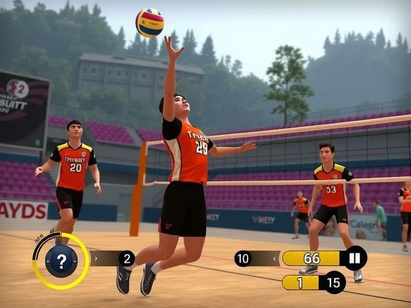 Dharamshala Spikers volleyball gameplay screenshot